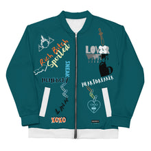 Load image into Gallery viewer, Rich Bitch Unisex Bomber Jacket
