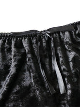 Lade das Bild in den Galerie-Viewer, Vallery Velvet V-neck Underwear Two-Piece Set
