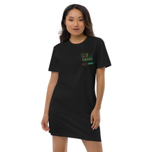 Cargar imagen en el visor de la galería, Organic Cotton Green Vibes T-shirt Dress