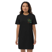 Cargar imagen en el visor de la galería, Organic Cotton Green Vibes T-shirt Dress