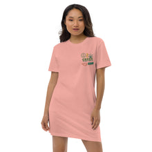 Cargar imagen en el visor de la galería, Organic Cotton Green Vibes T-shirt Dress
