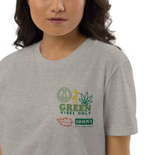 Cargar imagen en el visor de la galería, Organic Cotton Green Vibes T-shirt Dress