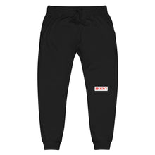 Load image into Gallery viewer, Capital H's Unisex Fleece Sweatpants (Red Hoovi Print) White Logo