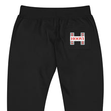 Load image into Gallery viewer, Capital H's Unisex Fleece Sweatpants (Red Hoovi Print) Grey & White Logo