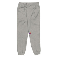 Load image into Gallery viewer, Capital H's Unisex Fleece Sweatpants (Blue Hoovi Print) Orange & Royal Blue Logo