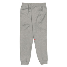 Load image into Gallery viewer, Capital H's Unisex Fleece Sweatpants (Red Hoovi Print) Grey & White Logo