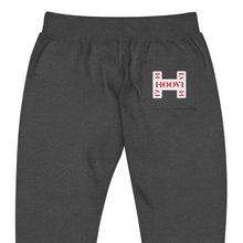 Load image into Gallery viewer, Capital H's Unisex Fleece Sweatpants (Red Hoovi Print) White Logo