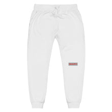 Load image into Gallery viewer, Capital H's Unisex Fleece Sweatpants (Red Hoovi Print) Grey & White Logo