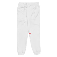 Load image into Gallery viewer, Capital H's Unisex Fleece Sweatpants (Red Hoovi Print) White Logo