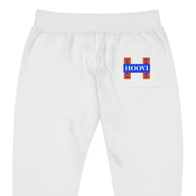 Load image into Gallery viewer, Capital H's Unisex Fleece Sweatpants (Blue Hoovi Print) Orange & Royal Blue Logo