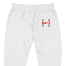 Load image into Gallery viewer, Capital H's Unisex Fleece Sweatpants (Red Hoovi Print) Grey & White Logo