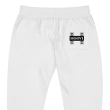 Load image into Gallery viewer, Capital H's Unisex Fleece Sweatpants (Black Hoovi Print) Grey & Black Logo