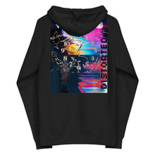 Load image into Gallery viewer, Unisex Distorted fleece zip up hoodie
