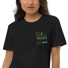 Cargar imagen en el visor de la galería, Organic Cotton Green Vibes T-shirt Dress
