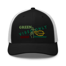 Cargar imagen en el visor de la galería, Green Vibes Trucker Cap
